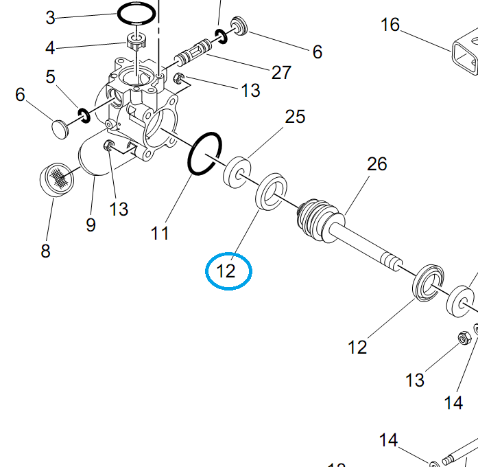 GUARNIZIONE DE 118 PER ABBACCHIATORE TUONO CAMPAGNOLA