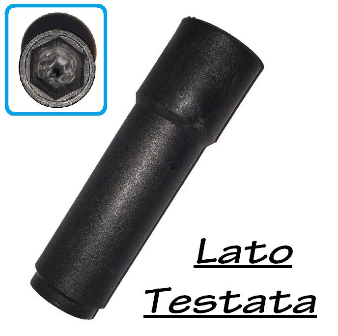 Attacco per tubo sagomato D12 ricambio asta rotativa Campagnola