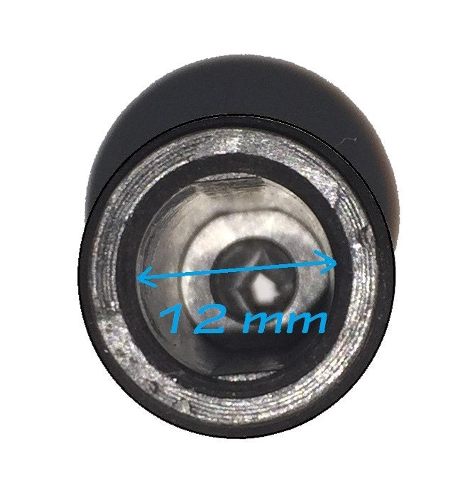 Attacco per tubo sagomato D12 ricambio asta rotativa Campagnola