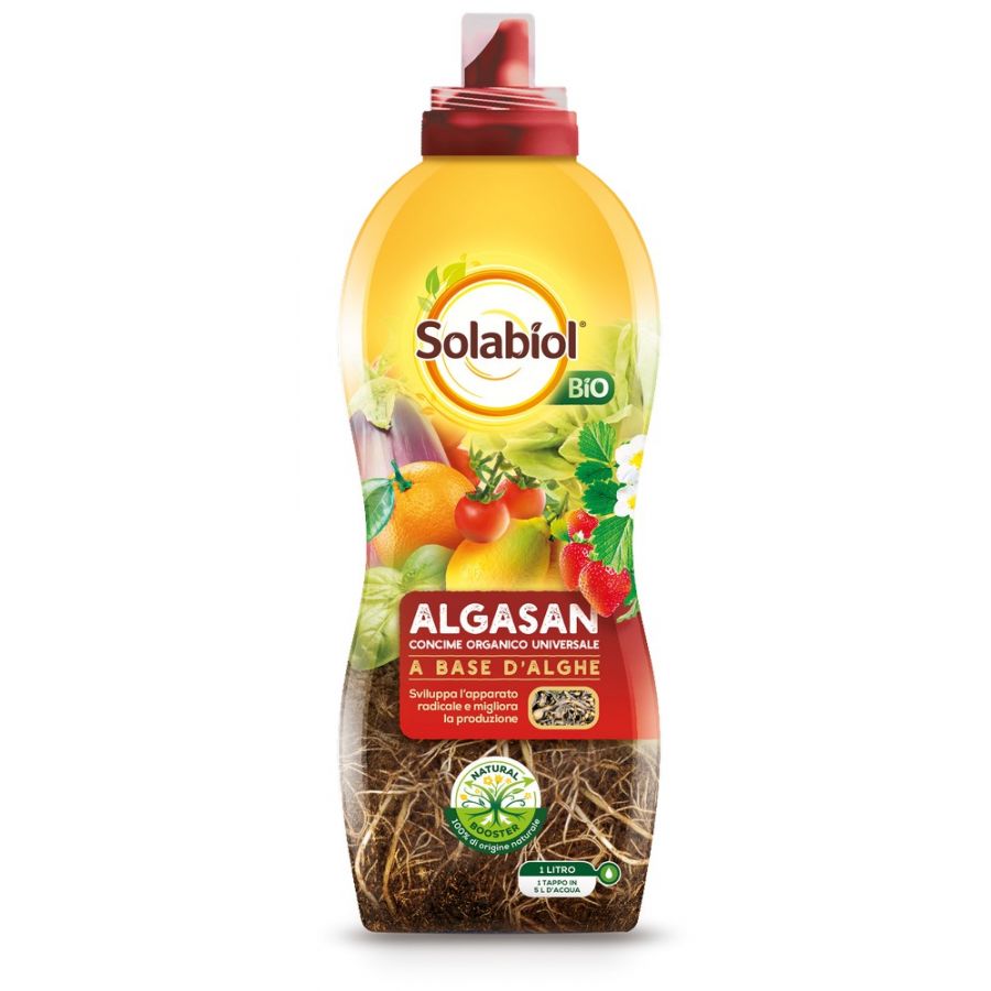 CONCIME ALGASAN SOLABIOL BIO LT.1A BASE DI ALGHE