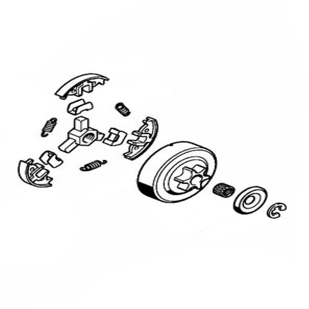 Campana frizione rocchetto catena 3/8"ricambio per motosega MS181-230 Stihl