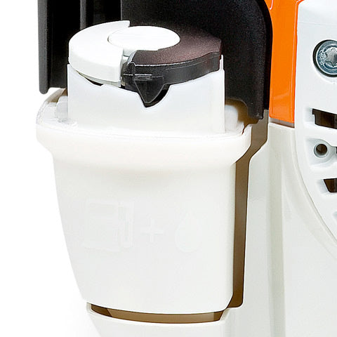 Grande serbatoio carburante
Capacità serbatoio carburante di 0,75 L