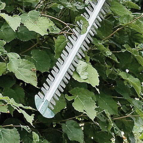 Doppia lama
I tagliasiepi STIHL a doppia lama tagliano perfettamente sia verticalmente che orizzontalmente. L'impiego di entrambe le lame assicura un ottimo taglio anche in prossimità di angoli.