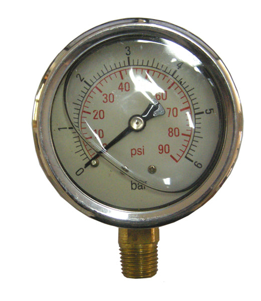 MANOMETRO GLICERINA 0-60 BAR DI 63 CILLI