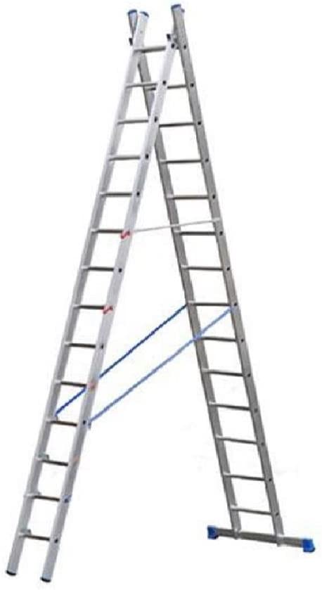 SCALA TRASFORMABILE DOPPIA IN ALLUMINIO AL 350 2 PEZZI GIERRE