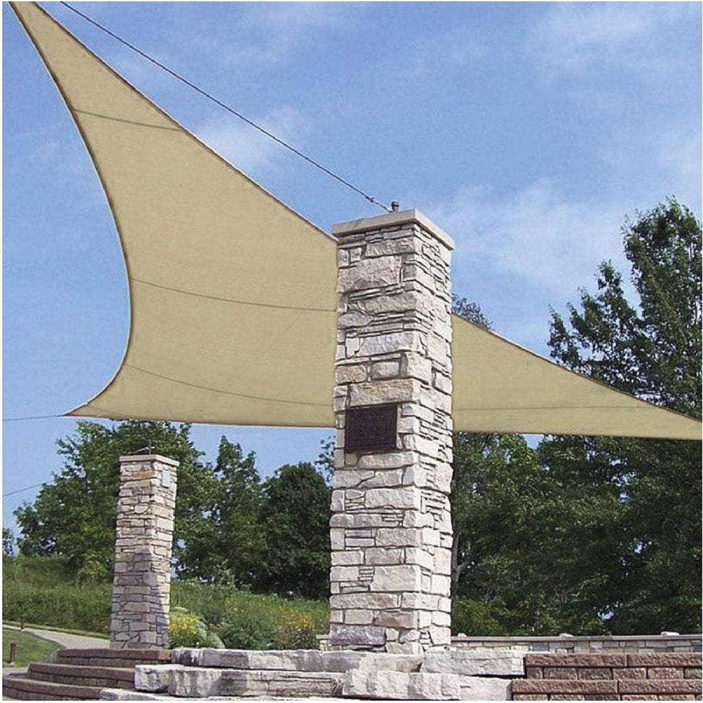 TENDA VELA TRIANGOLARE 3.6X3.6X3.6 ECRU VERDELOOK