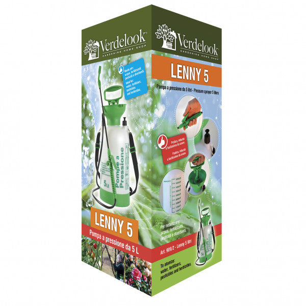 POMPA PLASTICA LENNY DA LT.5 VERDELOOK