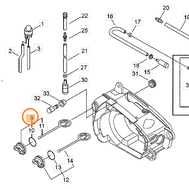 TAPPO MISCELA PER MOTOSEGA 320 TS SHINDAIWA