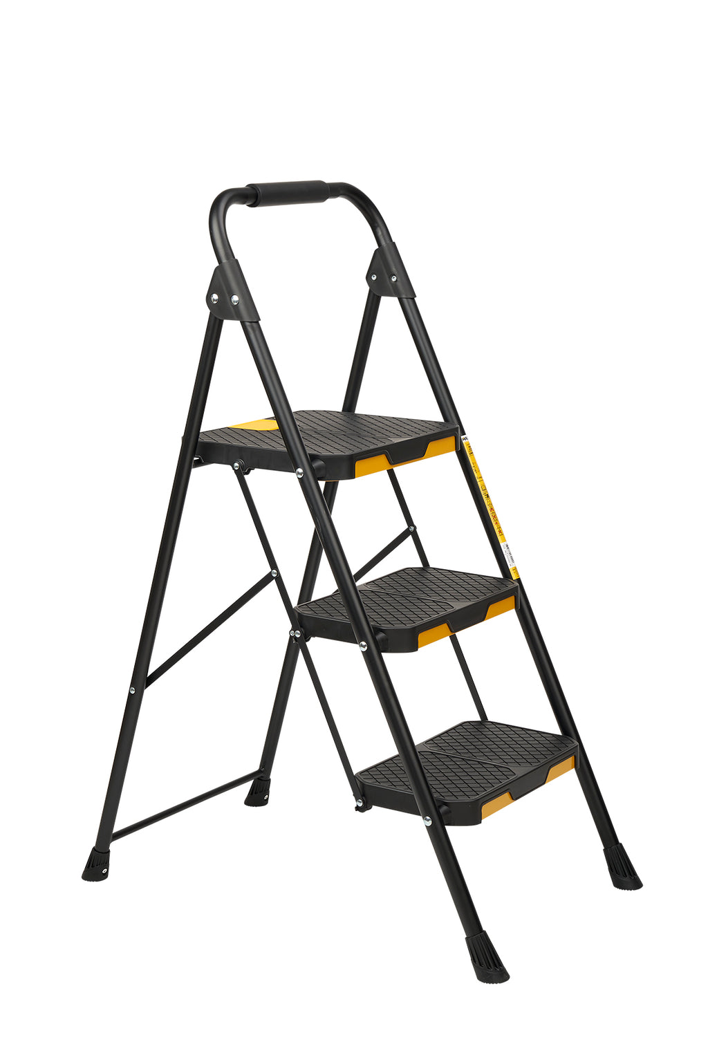 SCALA SGABELLO ACCIAIO/PLASTICA LARGE STEP 3 GRADINI MAURER