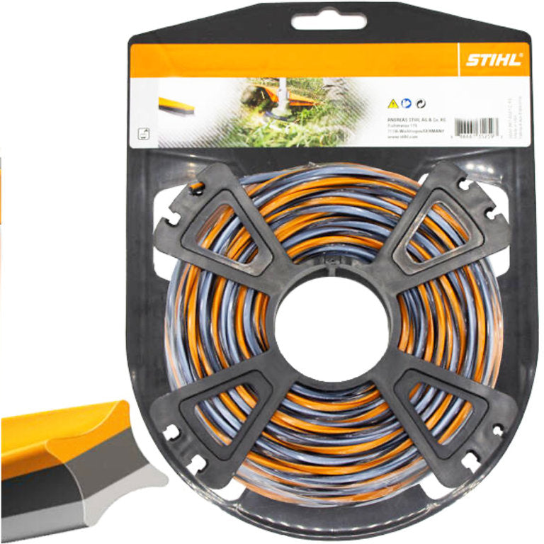 FILO NYLON PRO CF3 DIAMETRO 2.4 MM 70 METRI STIHL