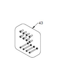 SET VITI CARTER SUPERIORE PER TORNADO CARBON V3 CASTELLARI