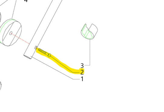 Vite blocchetto ttqst 8x80 din 603 s/d r Flo 7 Blue Bird