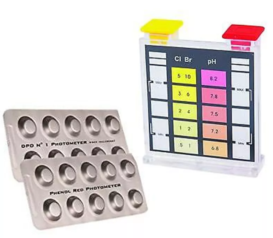 kit per misurazione ph e cloro con pastiglie NATURII