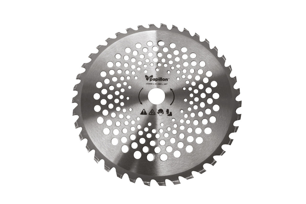 Disco decespugliatore acciaio 40 denti diam.255 mm Papillon