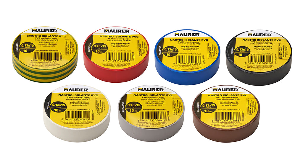 NASTRO ISOLANTE PVC 25 mt 50 mm 0.13 spessore MAURER