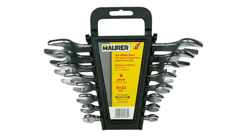 Chiavi fisse in serie Maurer 8 pz. (6x7-20x22)