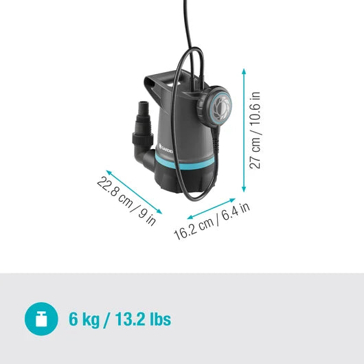 POMPA SOMMERSA ACQUA PULITA 20000 GARDENA