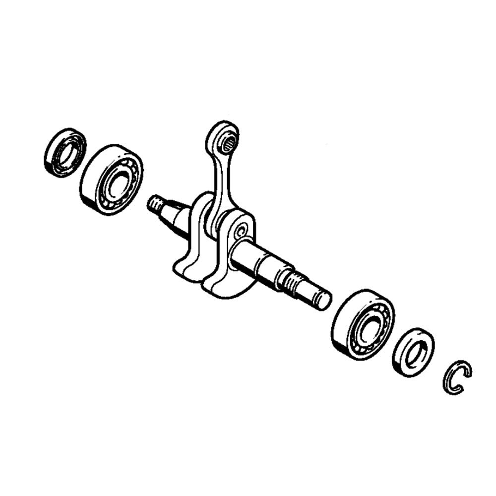ANELLO DI SICUREZZA ALBERO MOTORE PER MOTOSEGA MS 170/181 STIHL