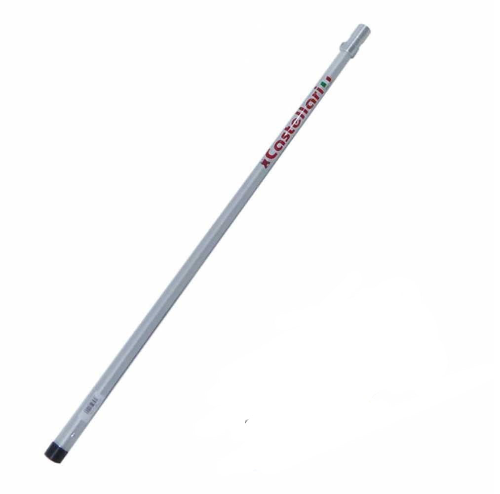 ASTA PNEUMATICA ALLUMINO FISSA DA 28 PER POTATURA 2.00 MT MORSETTO CASTELLARI