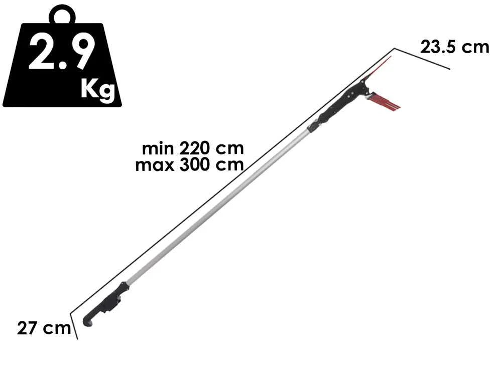 ABBACCHIATORE A BATTERIA(NOBATTERIA)EP L18 12V 220-300 CM CASTELLARI
