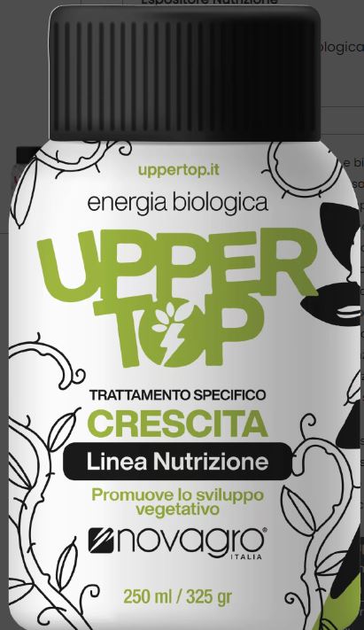 UPPERTOP LINEA NUTRIZIONE CRESCITA 250ML.CONCIME AZOTATO FLUIDO