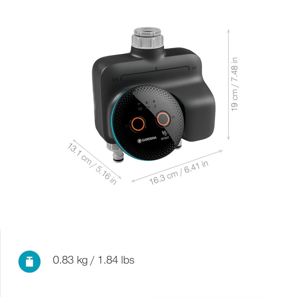 PROGRAMMATORE COMPUTER IRRIGAZIONE SMART DUAL WATER CONTROL GARDENA