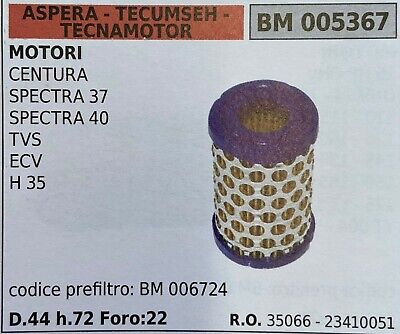 FILTRO ARIA ASPERA PER RASAERBA TEC.SPECTRA 35066-23410051
