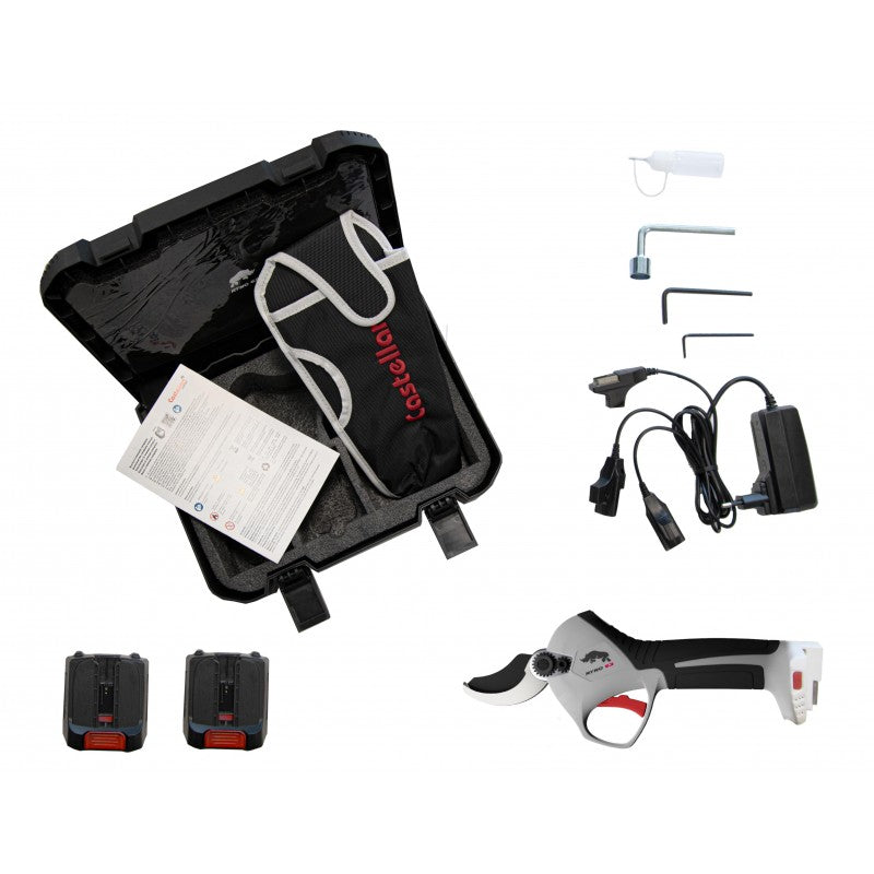 FORBICE A BATTERIA RYNO 50 CON 2 BATTERIE 14,4 V MM 32 CASTELLARI