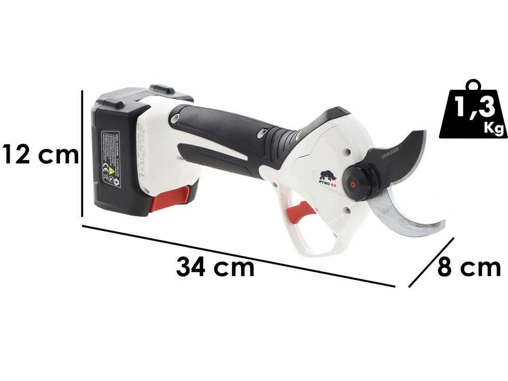 FORBICE A BATTERIA RYNO 63 TAGLIO 37 MM CASTELLARI 2 BATTERIE