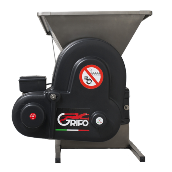 PIGIA-DIRASPATRICE IN ACCIAIO SMALATATO DMC 18 MOTORE COCLEA GRIFO