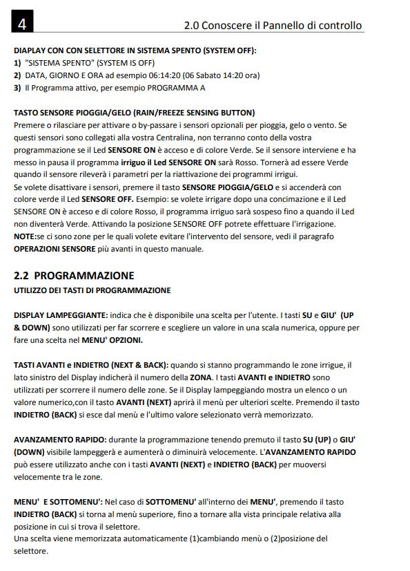 PROGRAMMATORE ZR-0-PRO-2400 VALTICINO SMART CONTROLLER