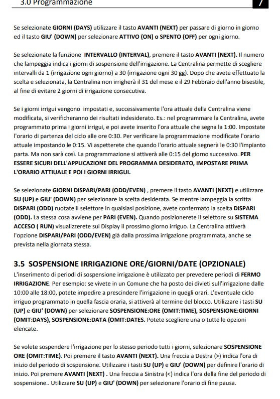 PROGRAMMATORE ZR-0-PRO-2400 VALTICINO SMART CONTROLLER