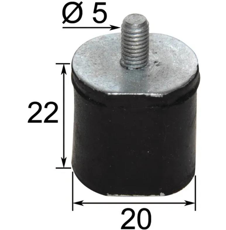 AMMORTIZZATORE CIRCOLARE PER MOTOSEGA 015/020/MS200T STIHL