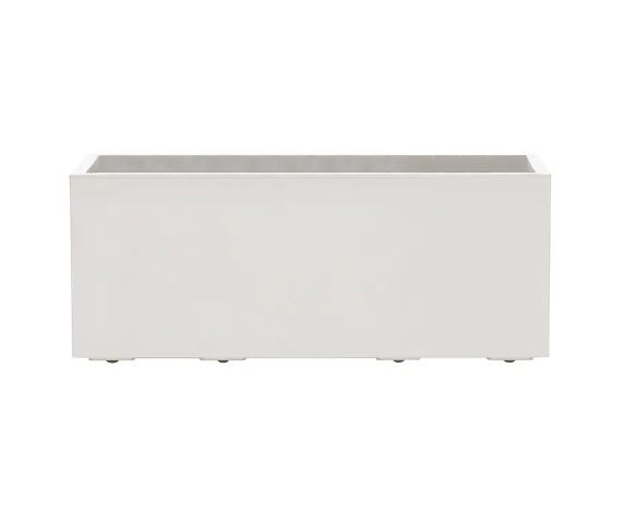 CASSETTA KEBE GREENER CM.100 CON RISEVA ACQUA E RUOTE COLORE BIANCO