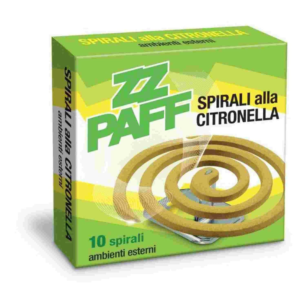 ZZ PAFF SPIRALI CITRONELLA CONFEZIONE DA 10 PEZZI