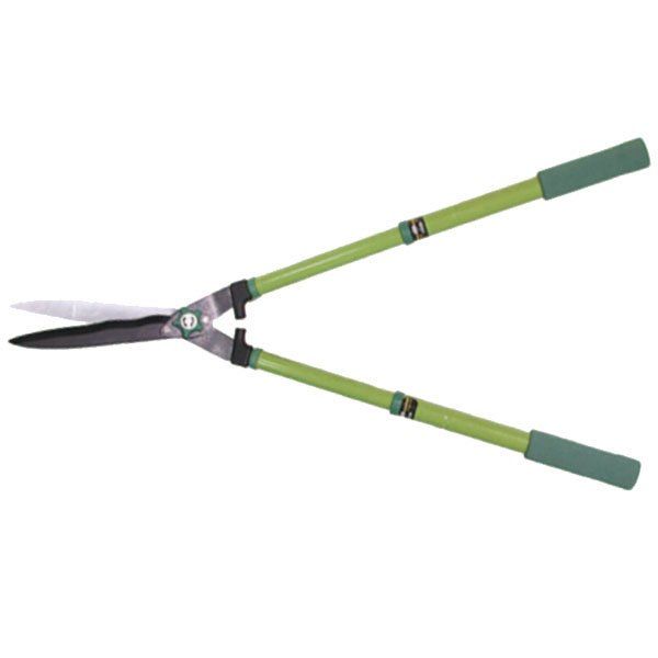 FORBICI TAGLIASIEPI CON LAME ONDULATE MANICI ACCIAIO TELESCOPICO