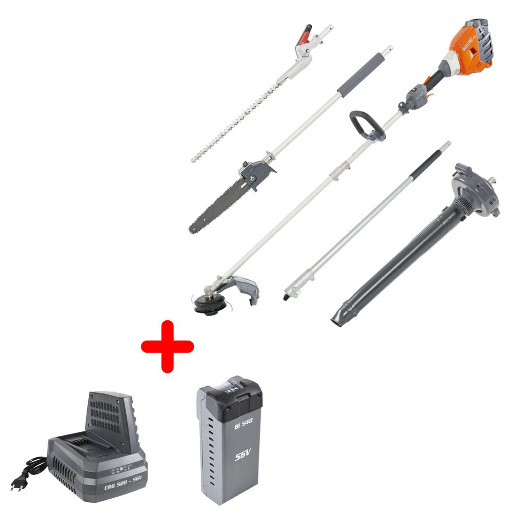 KIT MULTIFUNZIONE BATTERIA BCI530D+1 B4AH+CRG56V+5 ACCESSORI OLEOMAC