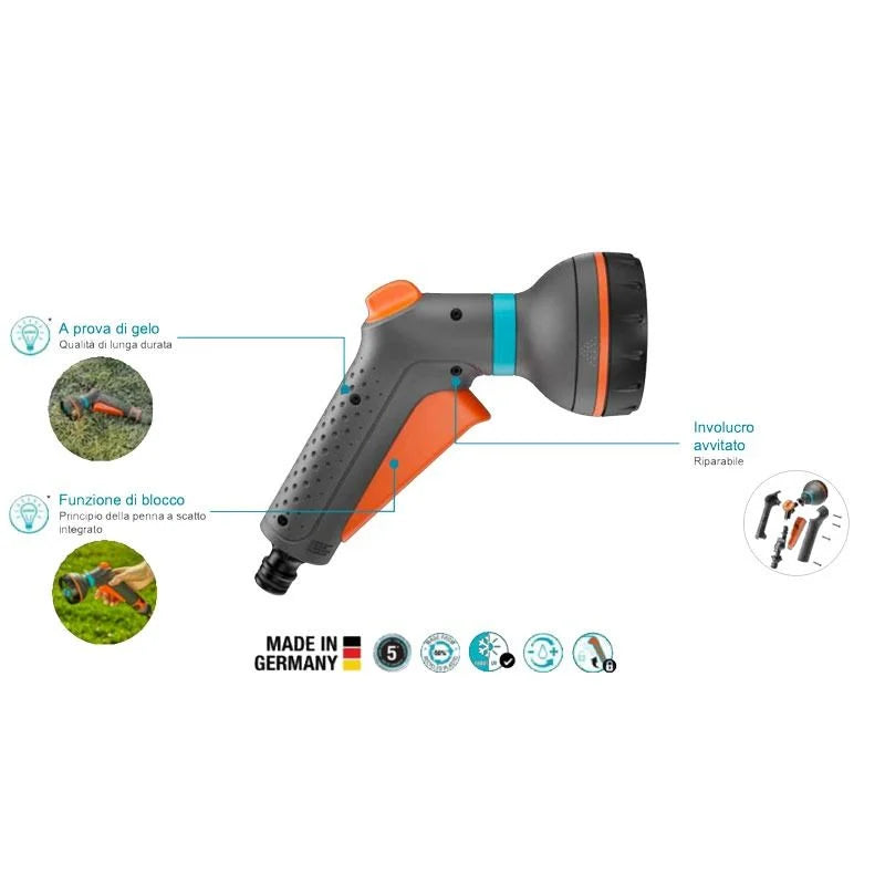 LANCIA A DOCCIA PER IRRIGAZIONE CLASSIC GARDENA UN GETTO