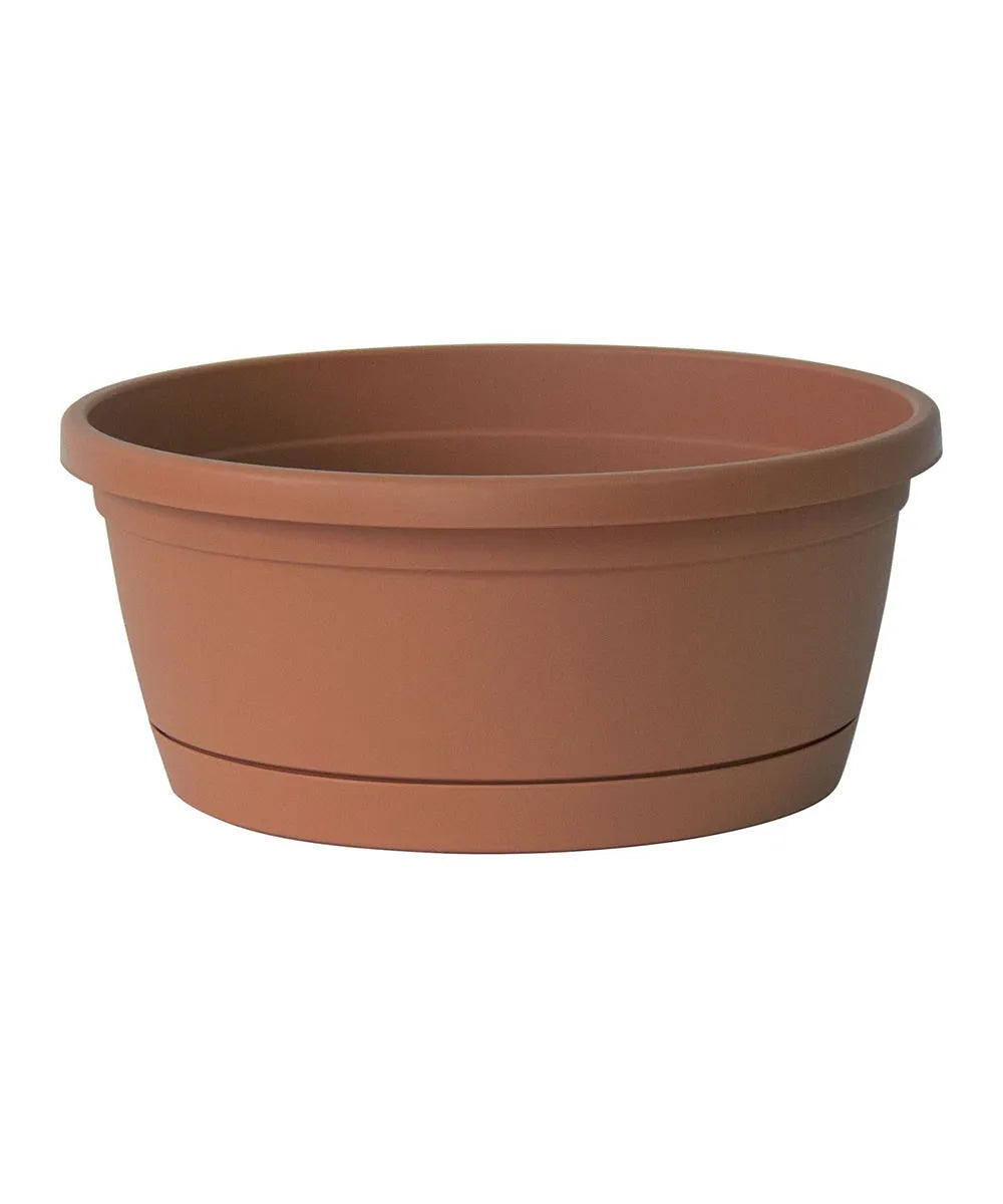 CIOTOLA LIBIS CM.30 CON SOTTO VASO MONTATO TERRACOTTA