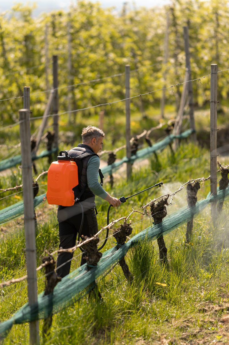 POMPA A ZAINO ELETTRICA NEBLA 15 L LITIO 7 BAR STOCKER