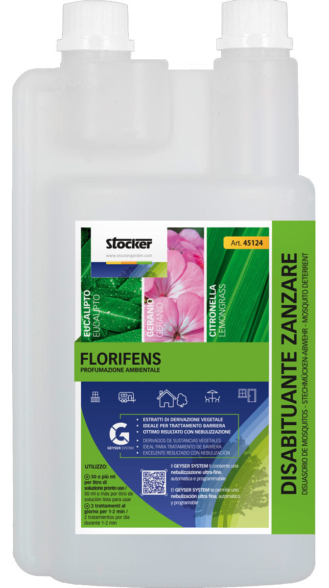 FLORIFENS DISABITUANTE ZANZARE 1 LT.STOCKER