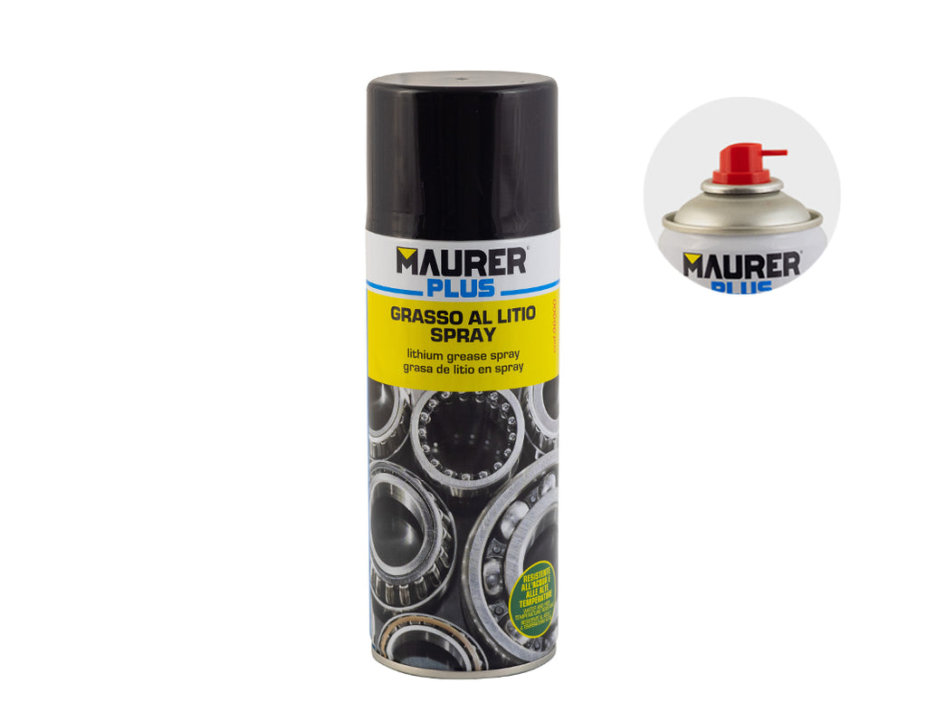 GRASSO AL LITIO SPRAY MAURER PLUS 400 ML.