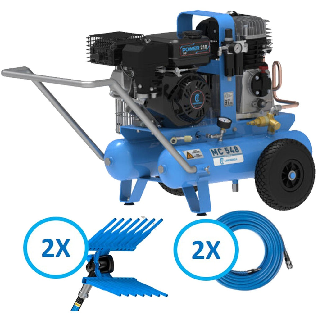 MOTOCOMPRESSORE KIT MC548 CAMPAGNOLA 210-7HP(SENZA ASTE)