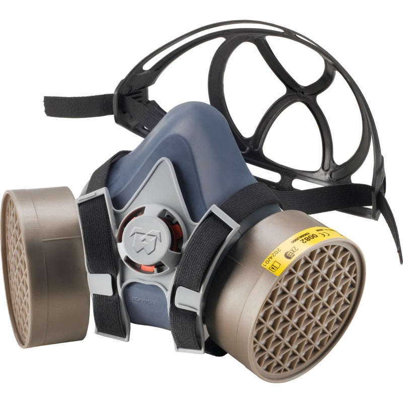 SEMIMASCHERA FILTRANTE NEW MASK II NERI CON DOPPIO FILTRO