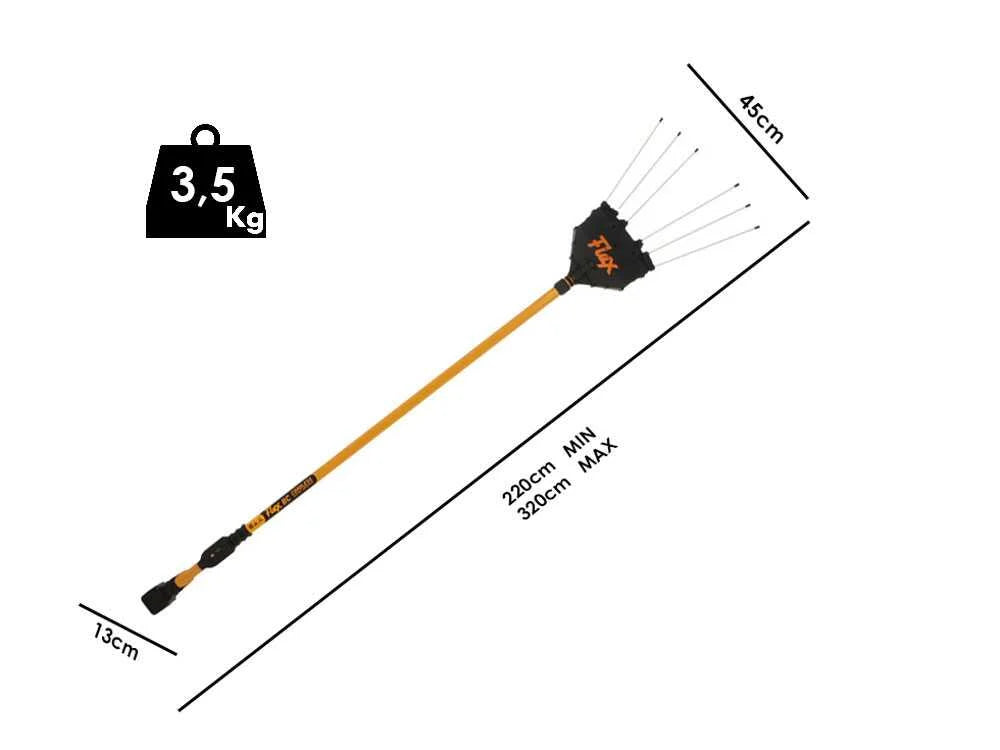 ABBACCHIATORE BATTERIA OLIVIERO FLEX BCT DOMESTIC ASTA ALL.220-320CM