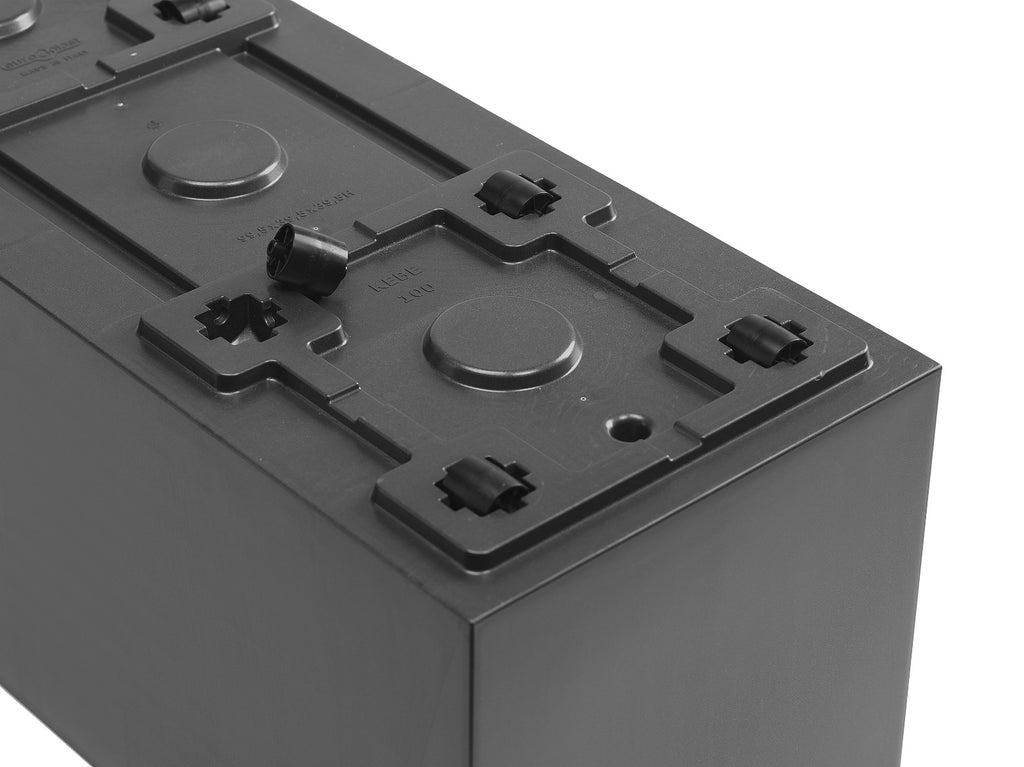 CASSETTA KEBE GREENER CM.100 CON RISEVA ACQUA E RUOTE COLORE BIANCO