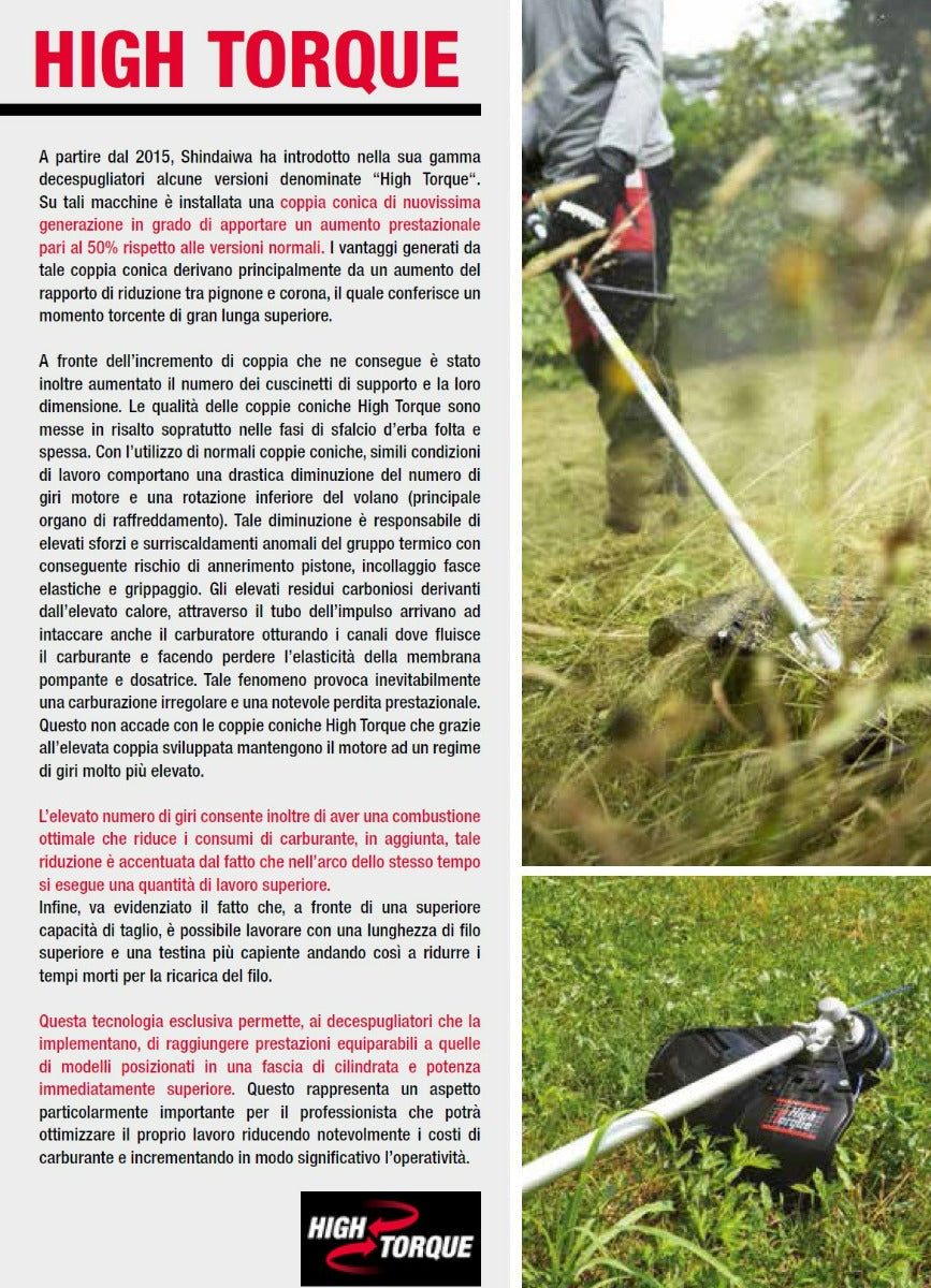 DECESPUGLIATORE  A SCOPPIO IMPUGNATURA A MANUBRIO SDK B410TS SHINDAIWA