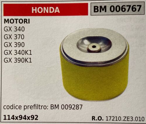 FILTRO ARIA HONDA GX340-390