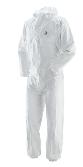 TUTA PROKEM INTERA MONOUSO L CON CAPPUCCIO 70%POLIPRO30% POLIETILENE