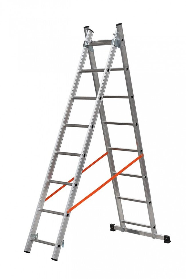 SCALA TRASFORMABILE DOPPIA IN ALLUMINIO AL 310 2 PEZZI GIERRE